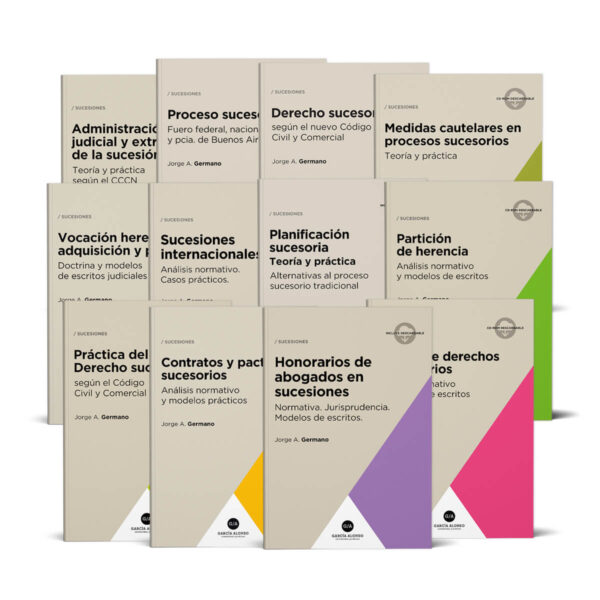Germano Biblioteca de Derecho Sucesorio 12 tomos Editorial García Alonso