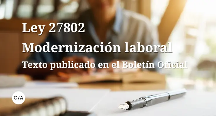 ley 27802 modernizacion laboral texto legal